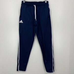 Adidas Sweatpants Women's Size XS Navy Blue Drawstring Tapered Leg